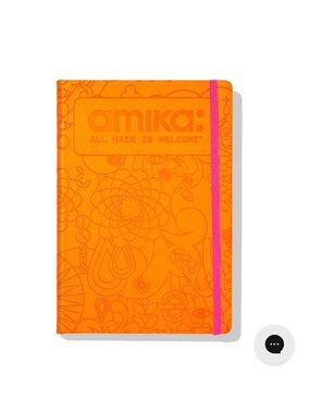 amika Orange embossed Notebook